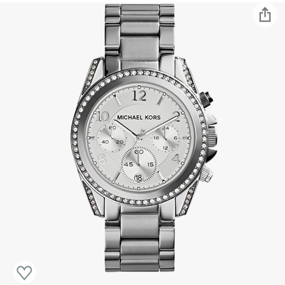 Michael Kors Blair Silver Tone Watch
